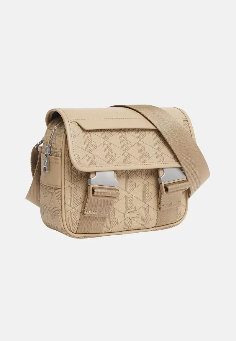 Lacoste Borsa a tracolla Uomo Beige 4196856 miniatura 2