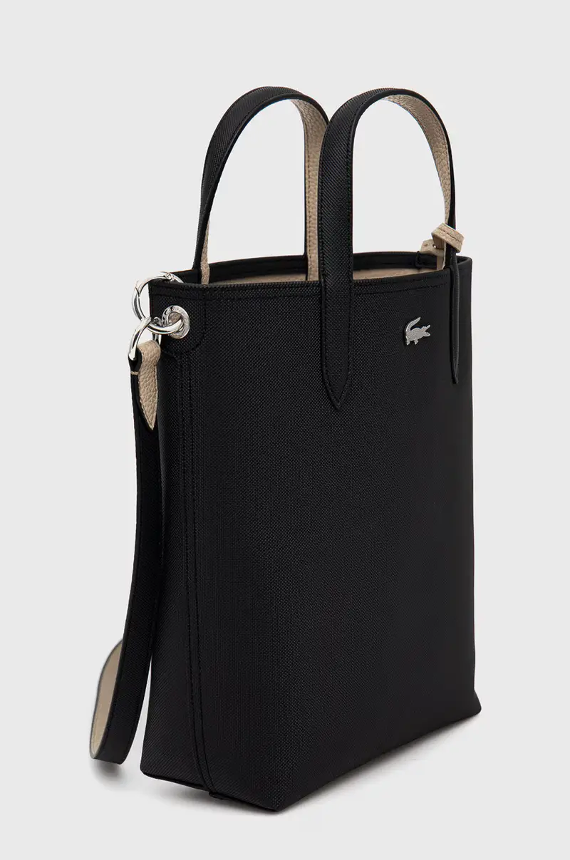 borsa bilaterale Beige miniatura 2