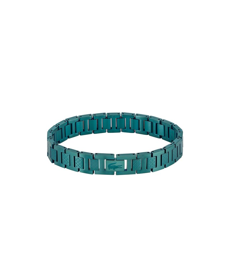 LACOSTE Braccialetto Uomo METROPOLE Acciaio Verde