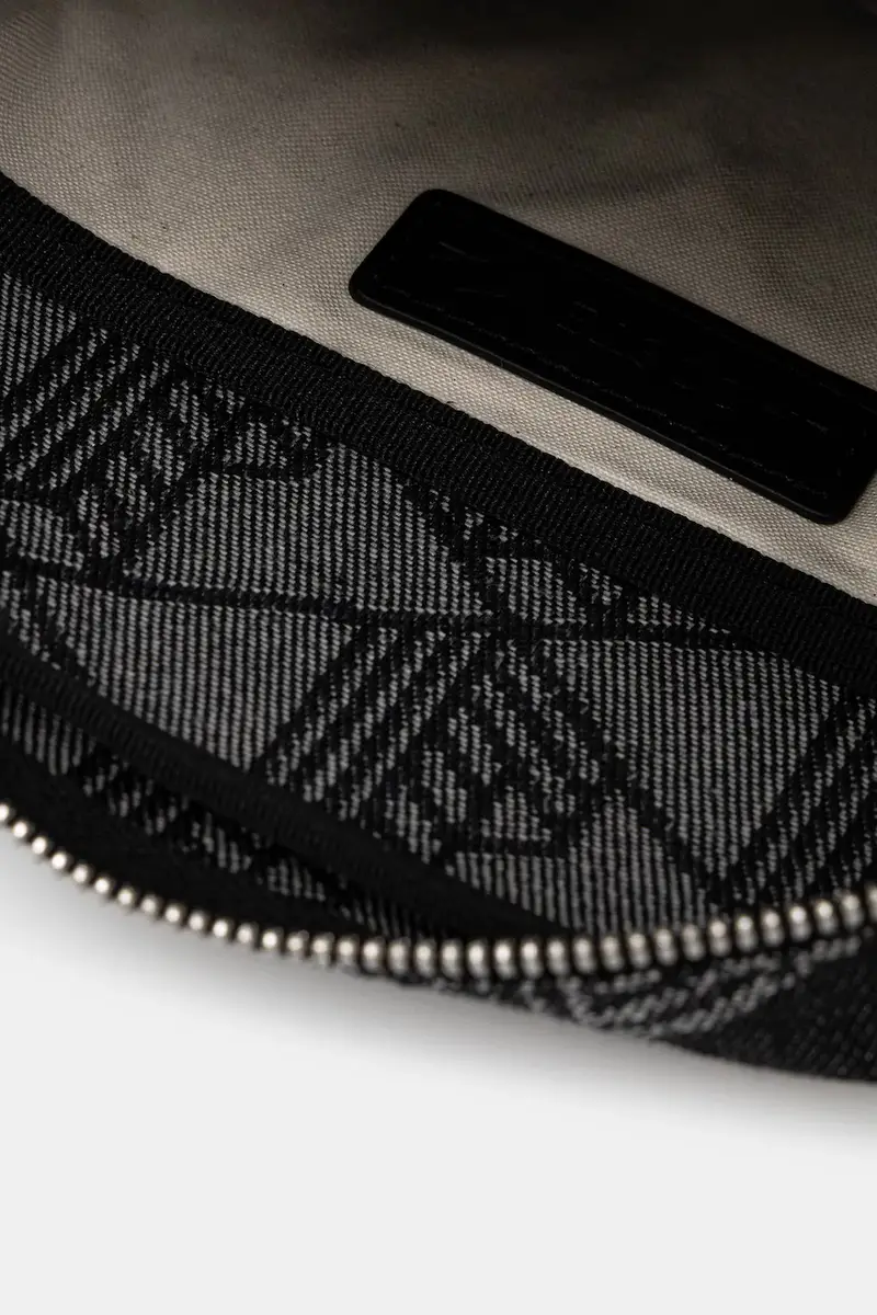 busta in denim colore blu NU4869NZ Nero miniatura 5