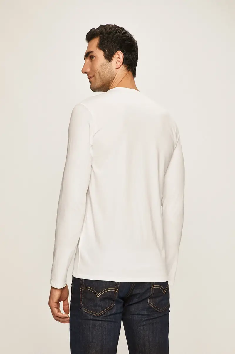 camicia a maniche lunghe Bianco miniatura 3