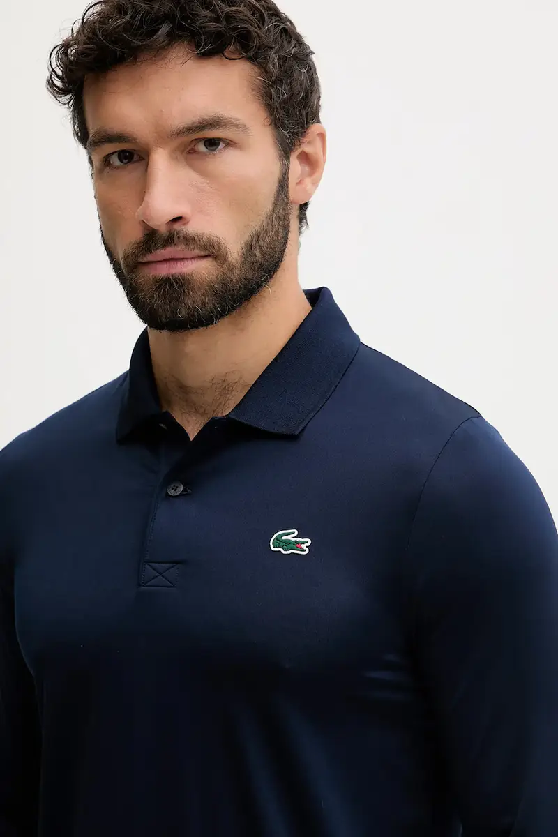 camicia a maniche lunghe colore blu navy DH2615 miniatura 4