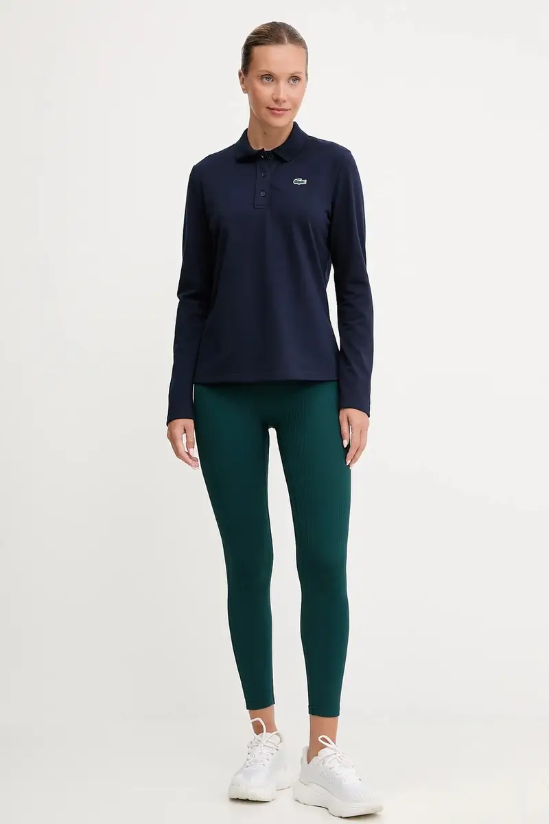 camicia a maniche lunghe colore blu navy PF4567 miniatura 2