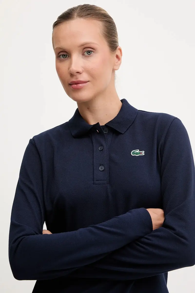 camicia a maniche lunghe colore blu navy PF4567 miniatura 4