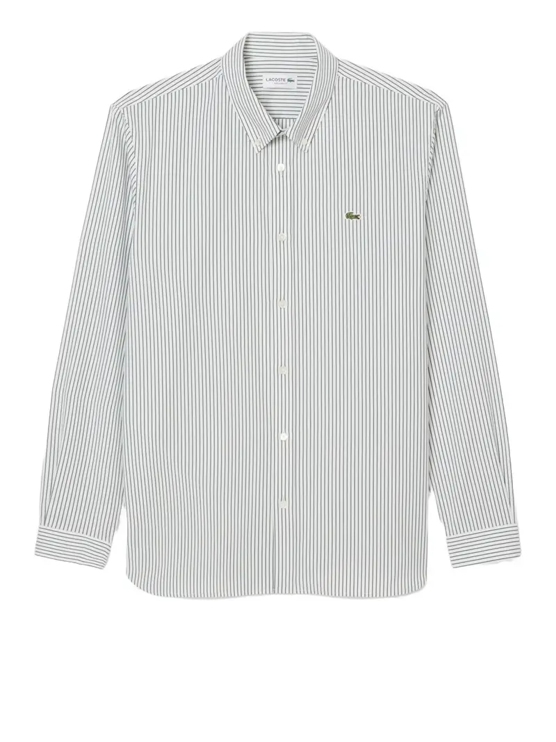 camicia classica lacoste da uomo - bianco