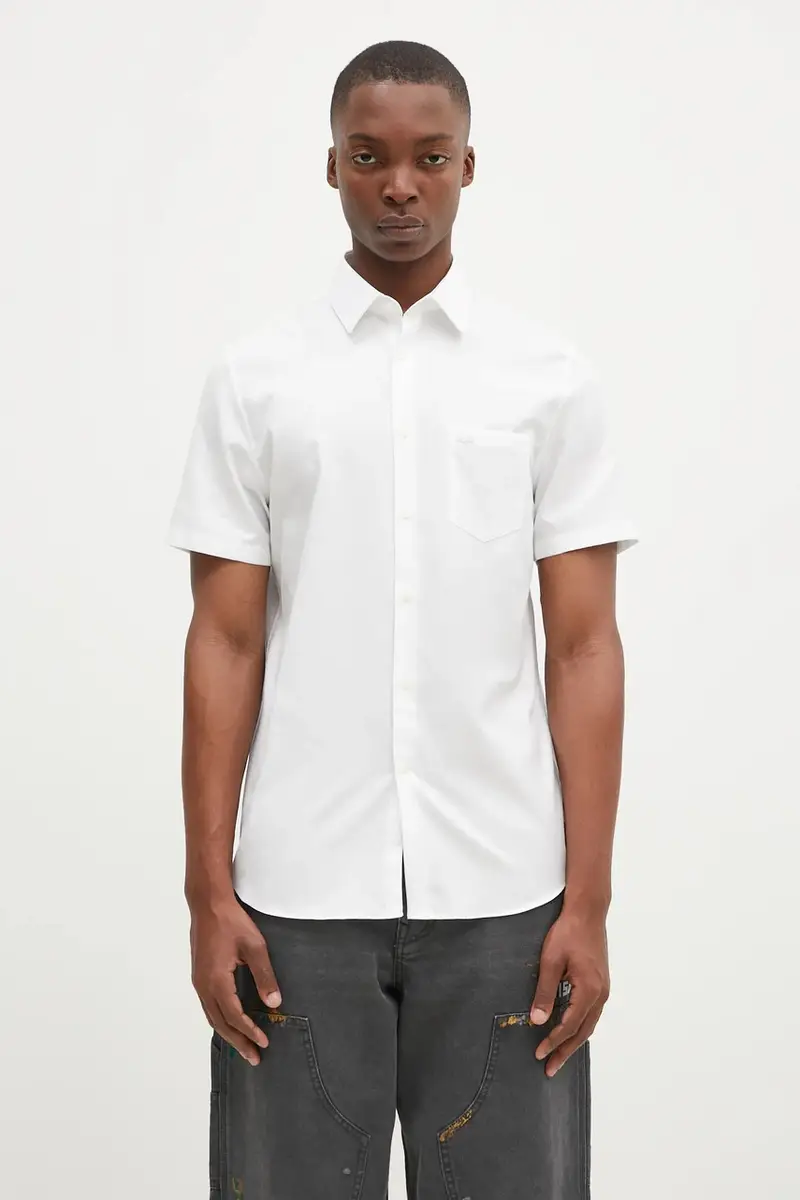 camicia in cotone uomo colore bianco CH8528