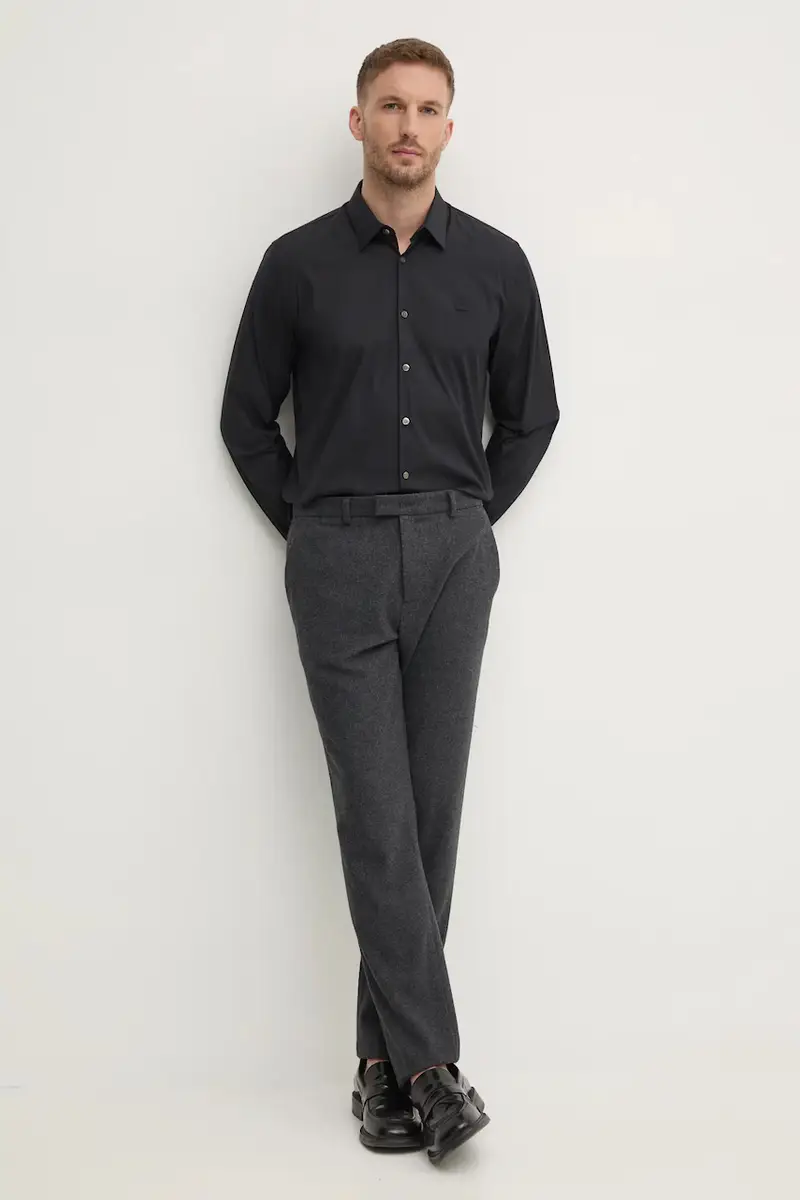 camicia uomo colore nero CH5253 miniatura 2