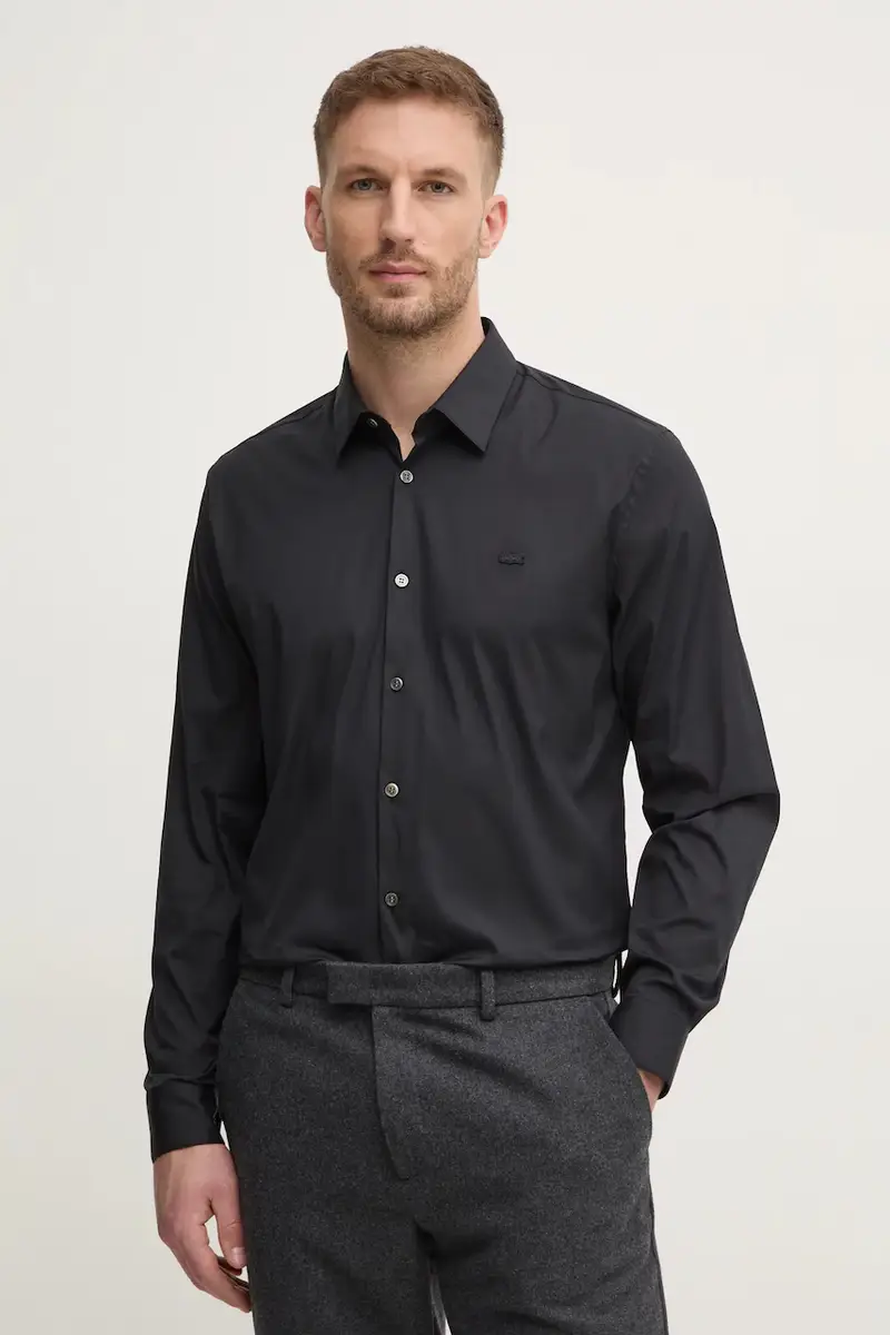 camicia uomo colore nero CH5253 miniatura 4