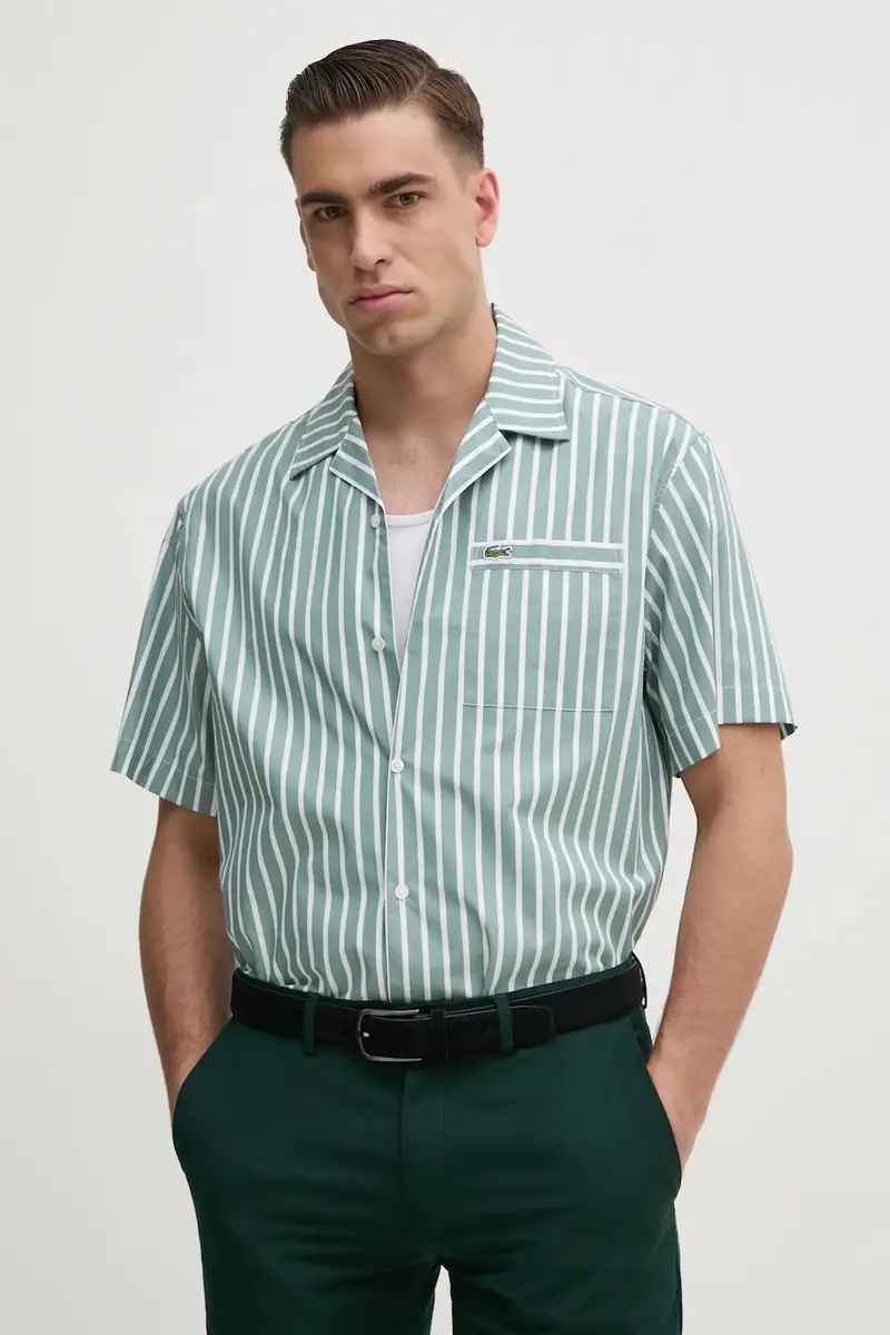 camicia uomo colore verde CH9083