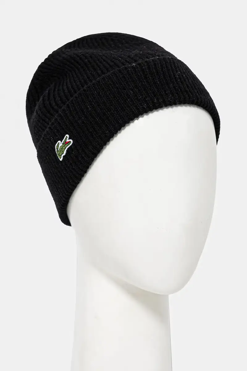 cappello e sciarpa di lana colore nero RB5385 miniatura 4