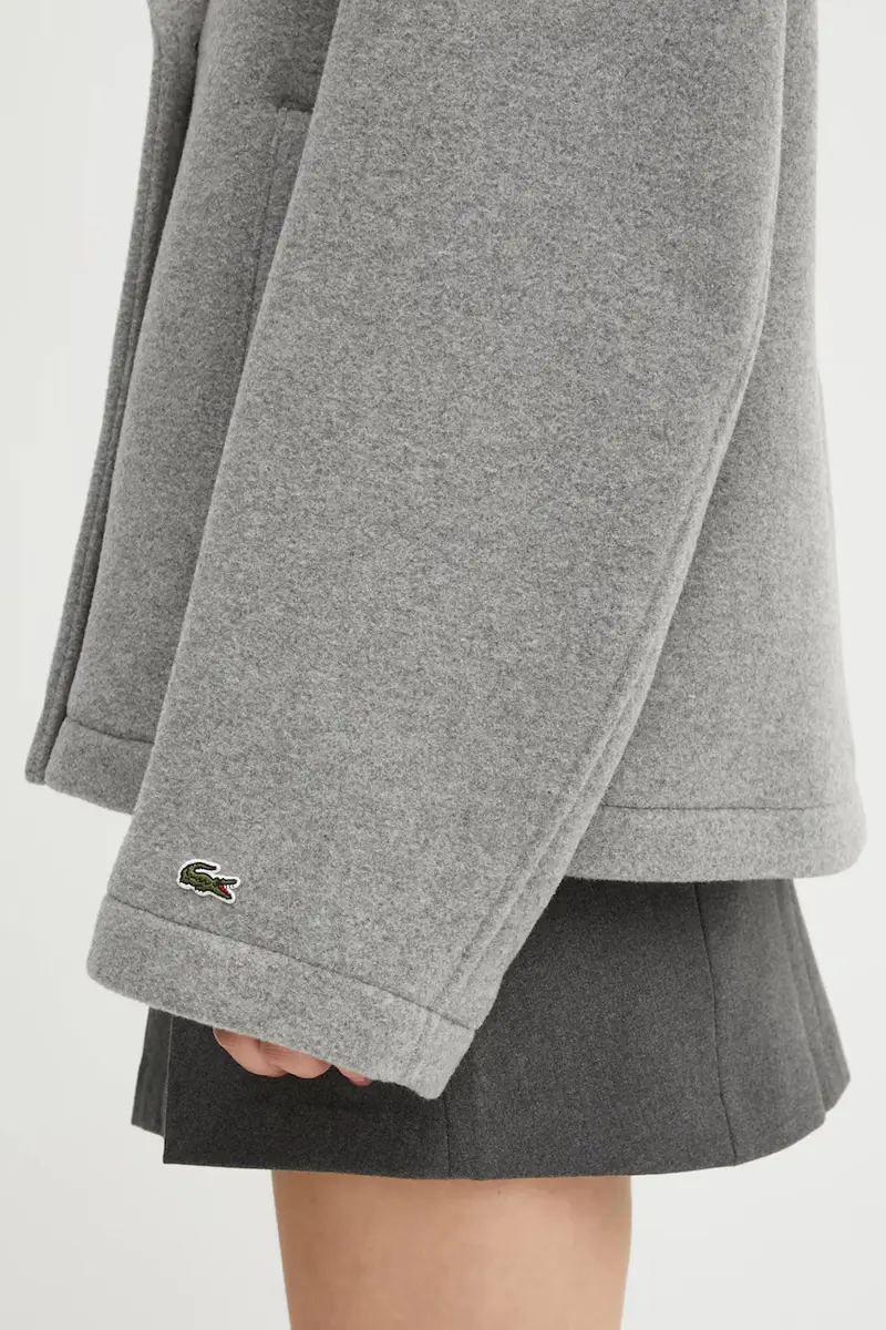 cappotto con lana colore grigio BF5309 miniatura 4