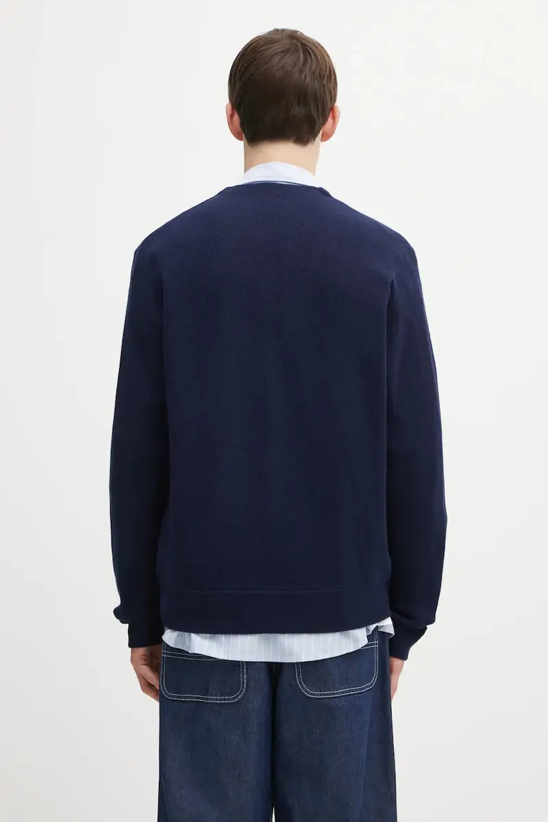 Lacoste Cardigan Uomo Blu 3121633 miniatura 3