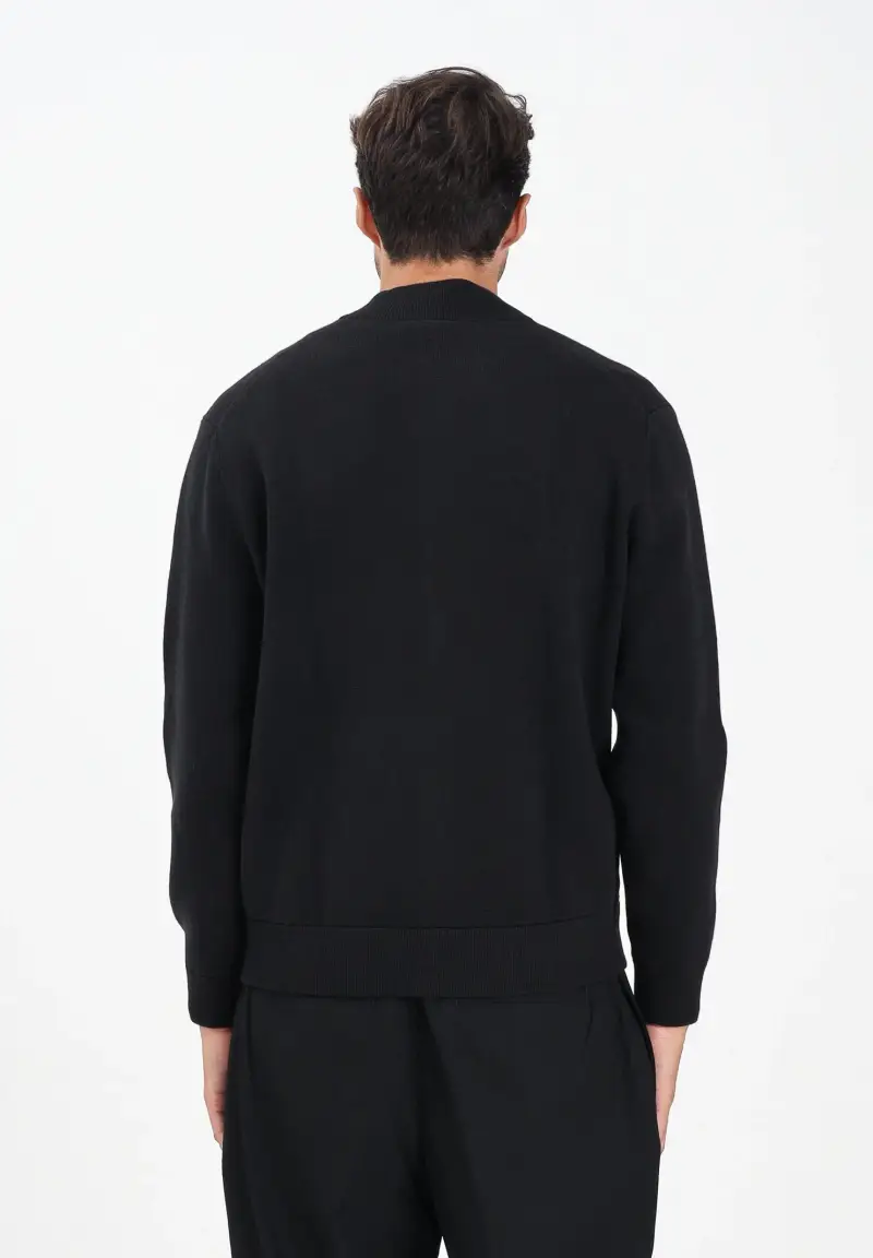 Lacoste Cardigan Uomo Nero 2818302 miniatura 3