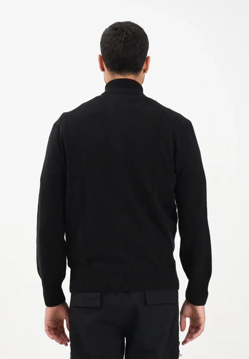 Lacoste Cardigan Uomo Nero 3242976 miniatura 3