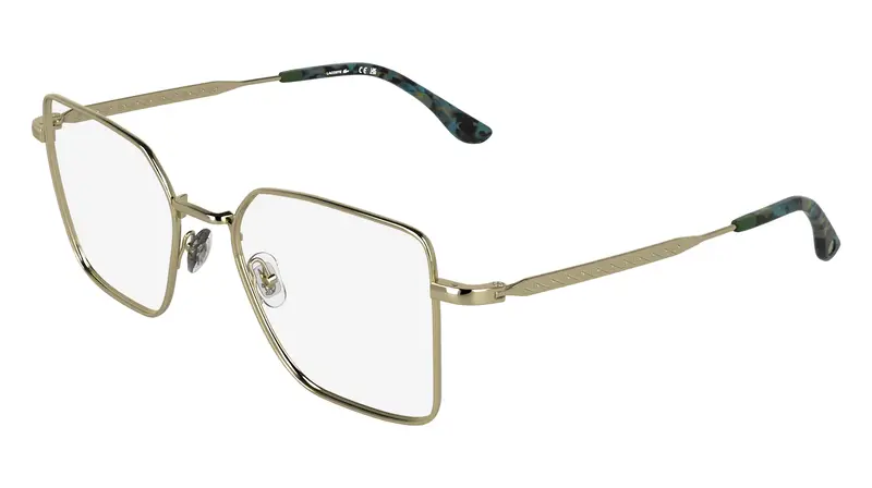 Donna L2316 714 Montature da vista Metallo Oro Squadrata Normale