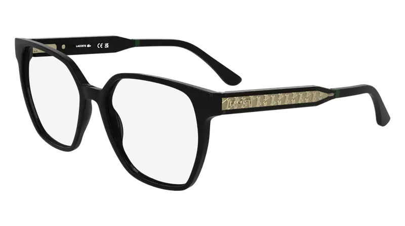 Lacoste Donna L2978 001 Montature da vista Bio-iniettato Nero Squadrata Normale