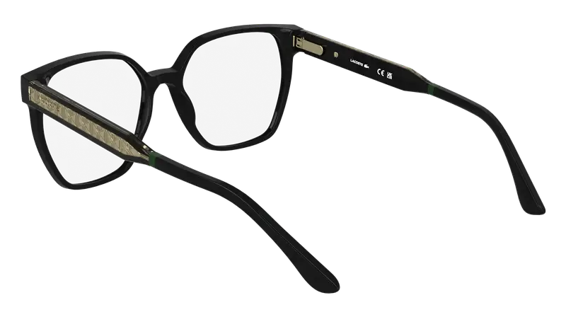 Lacoste Donna L2978 001 Montature da vista Bio-iniettato Nero Squadrata Normale miniatura 3