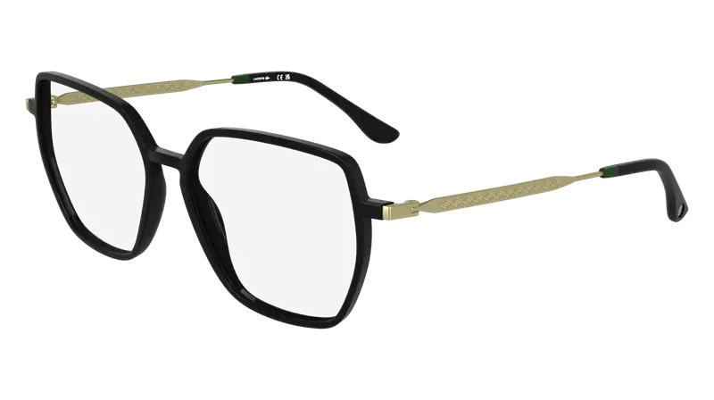 Lacoste Donna L2981 001 Montature da vista Bio-iniettato Nero Squadrata Normale