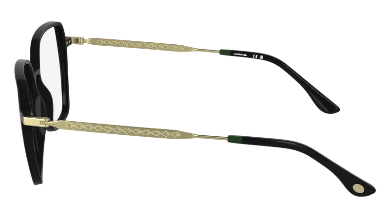 Lacoste Donna L2981 001 Montature da vista Bio-iniettato Nero Squadrata Normale miniatura 2