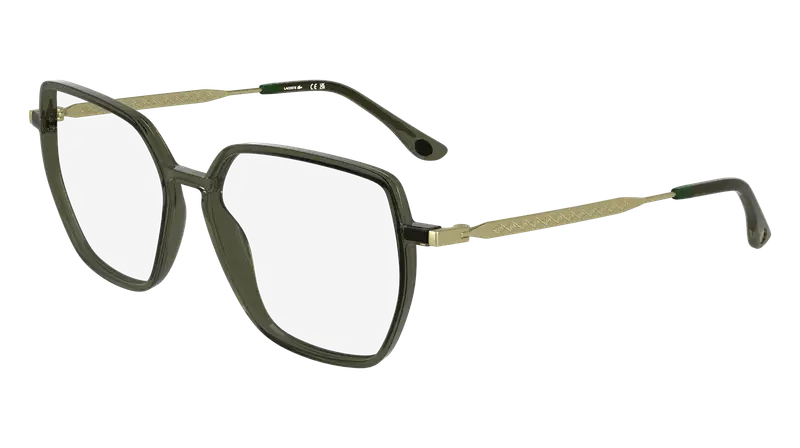 Lacoste Donna L2981 275 Montature da vista Bio-iniettato Verde Squadrata Normale