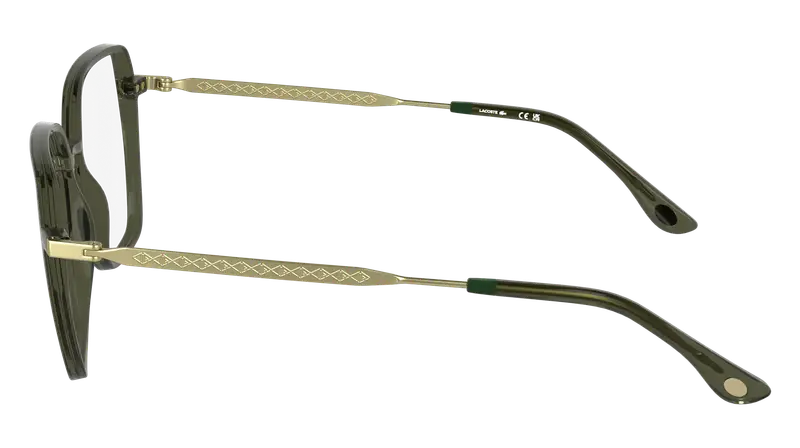 Lacoste Donna L2981 275 Montature da vista Bio-iniettato Verde Squadrata Normale miniatura 2