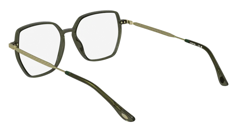 Lacoste Donna L2981 275 Montature da vista Bio-iniettato Verde Squadrata Normale miniatura 3