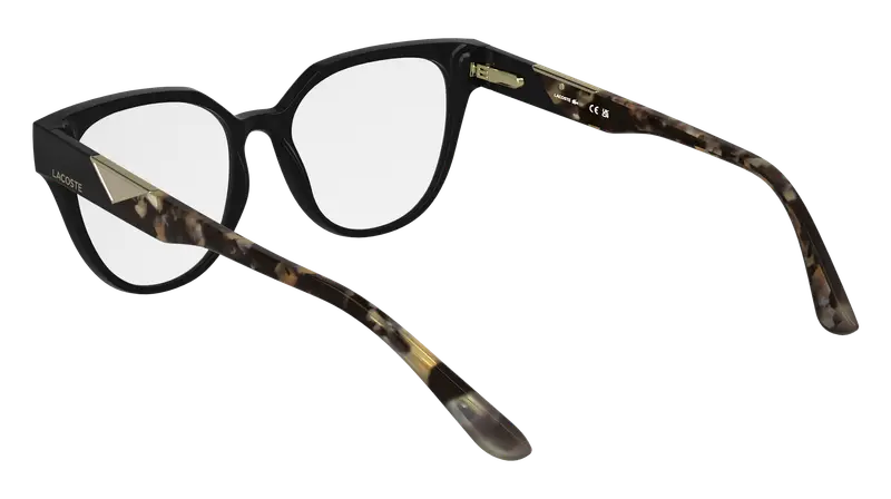 Lacoste Donna L2982 001 Montature da vista Bio-iniettato Nero Squadrata Normale miniatura 3