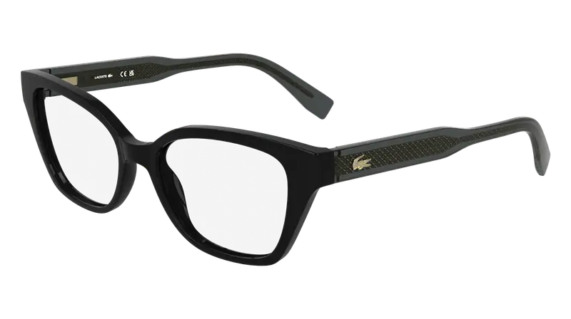 Lacoste Donna L2983 001 Montature da vista Bio-iniettato Nero Squadrata Normale