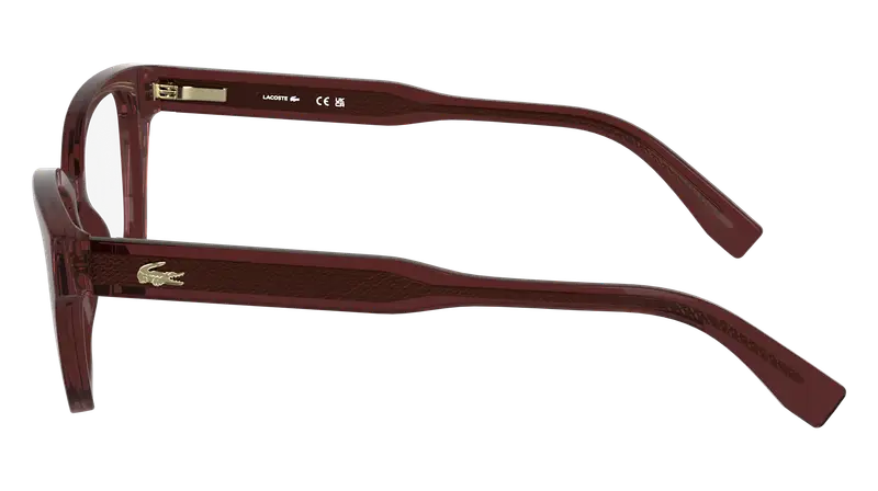 Lacoste Donna L2983 601 Montature da vista Bio-iniettato Bordeaux Squadrata Normale miniatura 2
