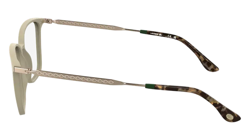 Lacoste Donna L2984 264 Montature da vista Bio-iniettato Beige Squadrata Normale miniatura 2