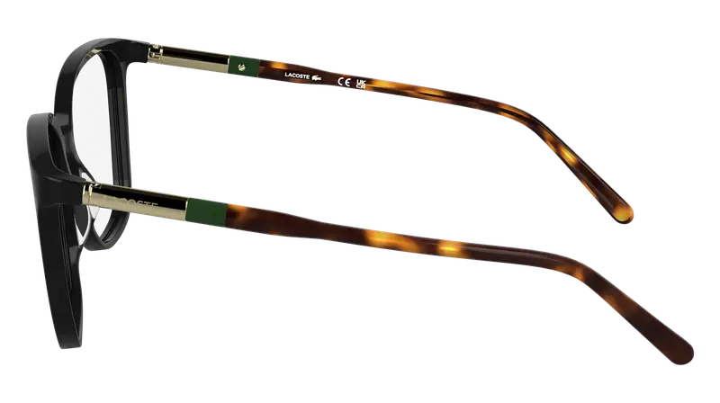 Lacoste Donna L2985 001 Montature da vista Acetato Nero Squadrata Normale miniatura 2