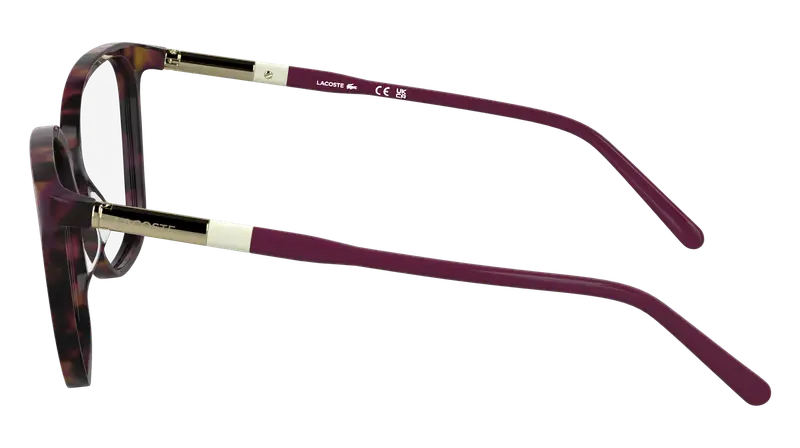 Lacoste Donna L2985 211 Montature da vista Acetato Havana Squadrata Normale miniatura 2