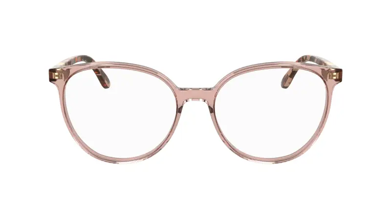 Donna L2987 662 Montature da vista Acetato Rosa Squadrata Normale miniatura 2