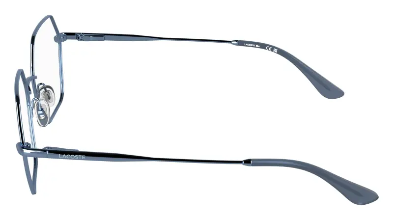 Donna Lacoste L2322 414 Montature da vista Metallo Blu Squadrata Normale miniatura 3
