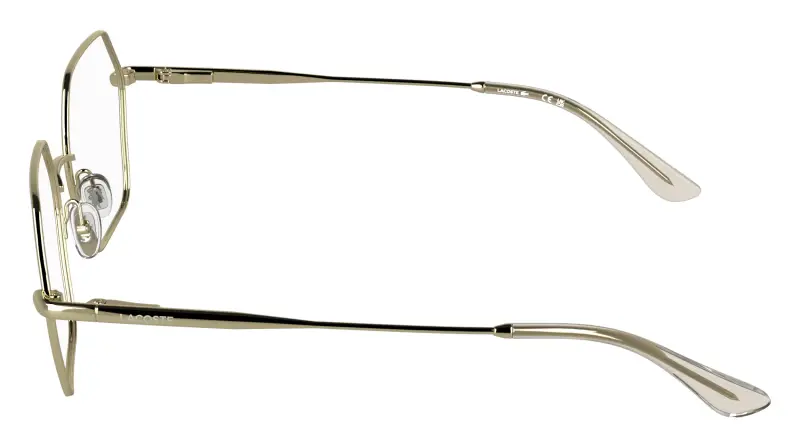 Donna Lacoste L2322 714 Montature da vista Metallo Oro Squadrata Normale miniatura 3