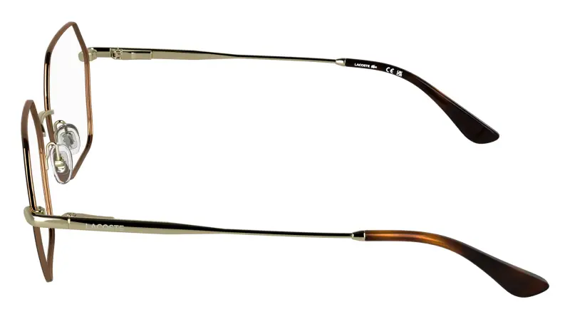 Donna Lacoste L2322 756 Montature da vista Metallo Oro Squadrata Normale miniatura 3