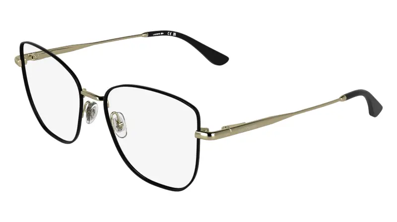 Donna Lacoste L2323 757 Montature da vista Metallo Oro Squadrata Normale