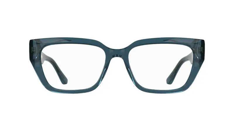 Donna Lacoste L4014 410 Montature da vista Bio-iniettato Blu Squadrata Normale miniatura 2