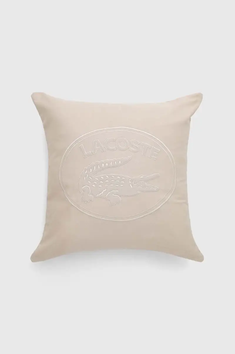federa decorativa per cuscino L Lacoste Beige 45 x 45 cm