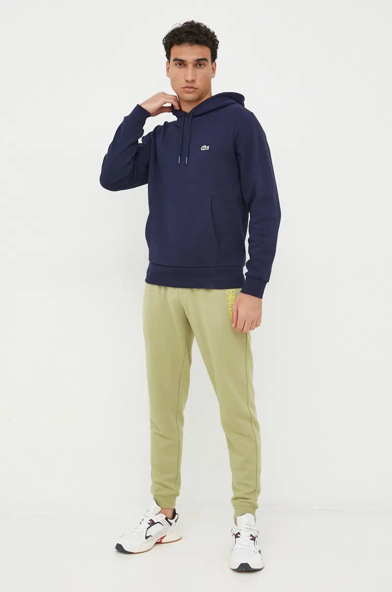 felpa colore blu navy con cappuccio miniatura 2