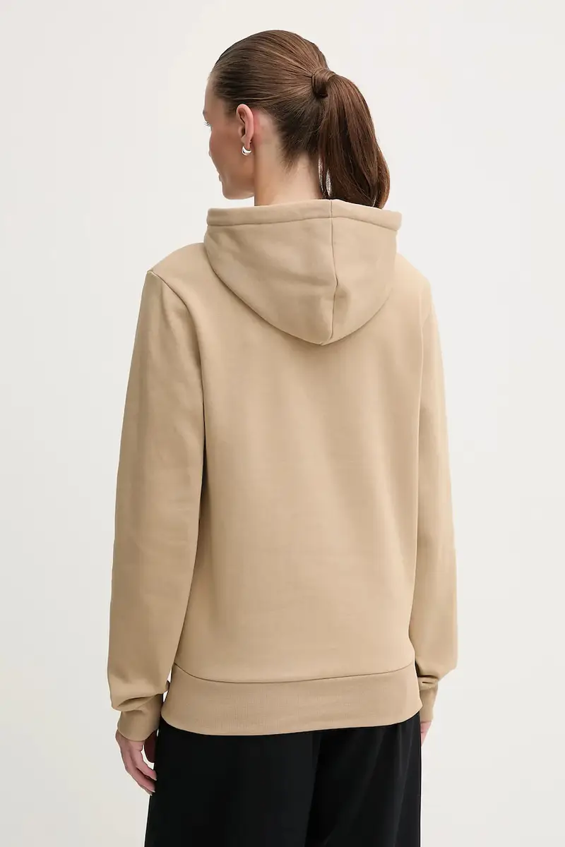 felpa colore nero con cappuccio SH9623 Beige miniatura 3