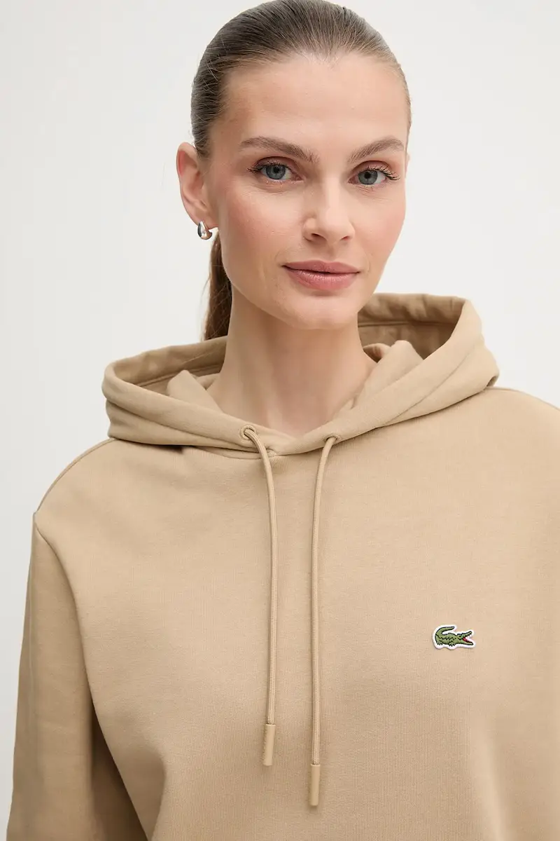 felpa colore nero con cappuccio SH9623 Beige miniatura 4