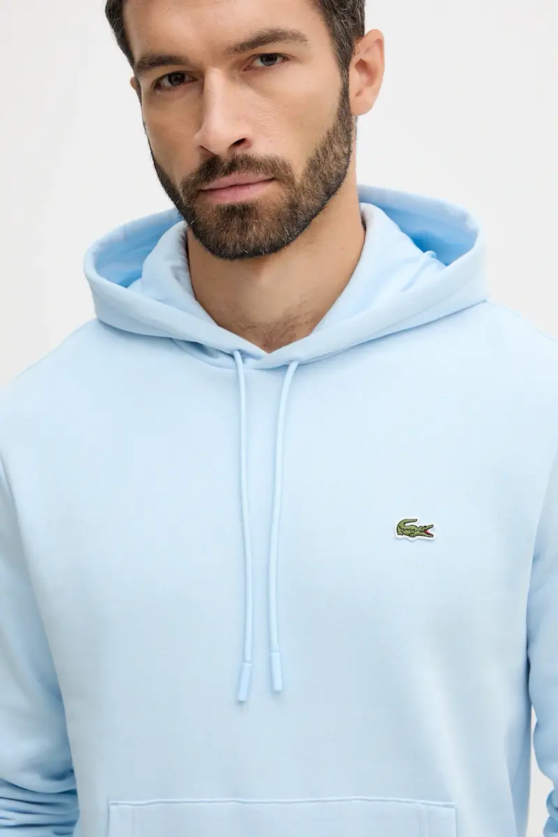 felpa colore nero con cappuccio SH9623 Blu miniatura 4