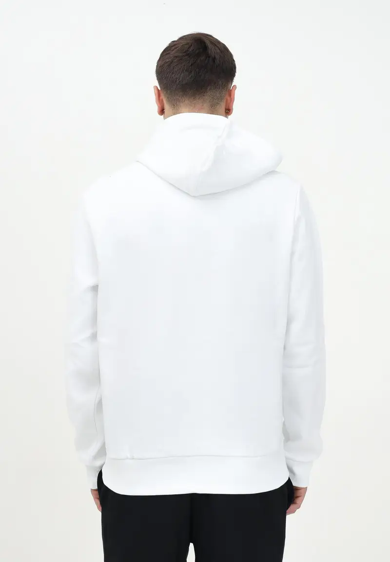 LACOSTE Felpa con cappuccio bianca per uomo e donna miniatura 2