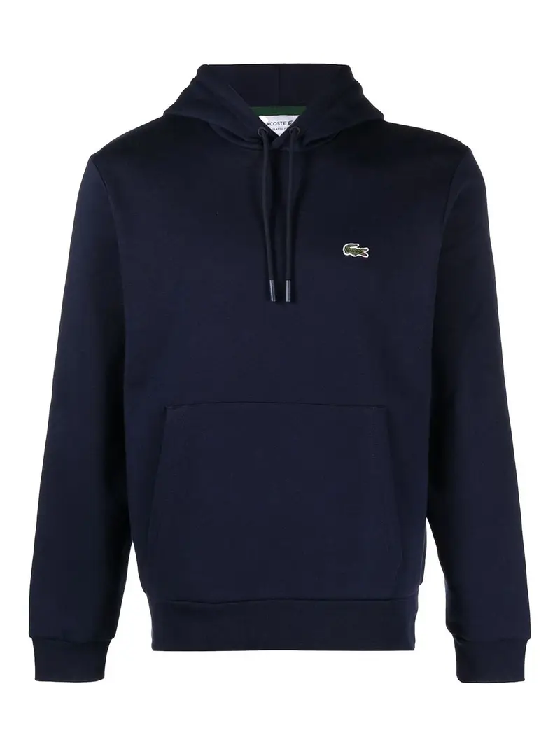 Felpa con cappuccio Blu