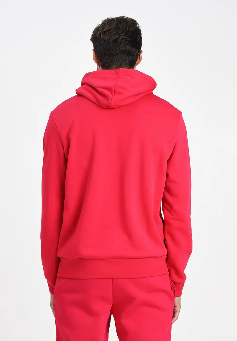 LACOSTE Felpa con cappuccio color fragola per uomo e donna miniatura 2