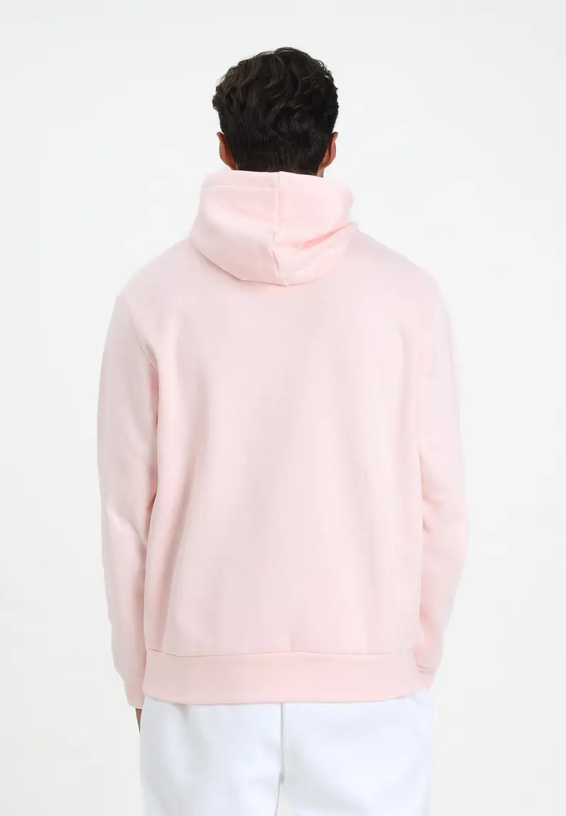 LACOSTE Felpa con cappuccio rosa per uomo e donna miniatura 2