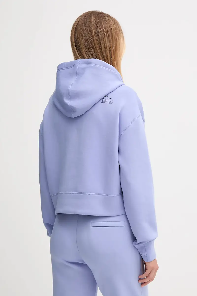 felpa donna colore blu con cappuccio SF0281 miniatura 3