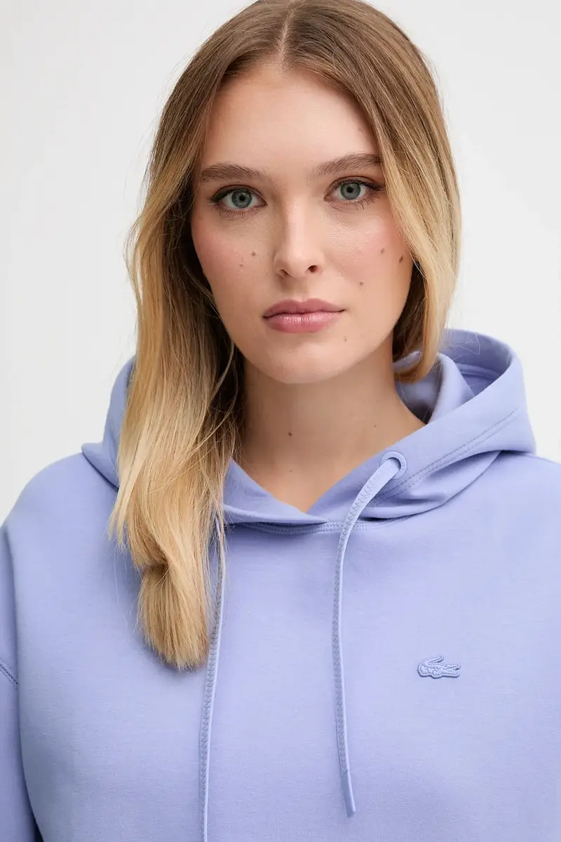 felpa donna colore blu con cappuccio SF0281 miniatura 4