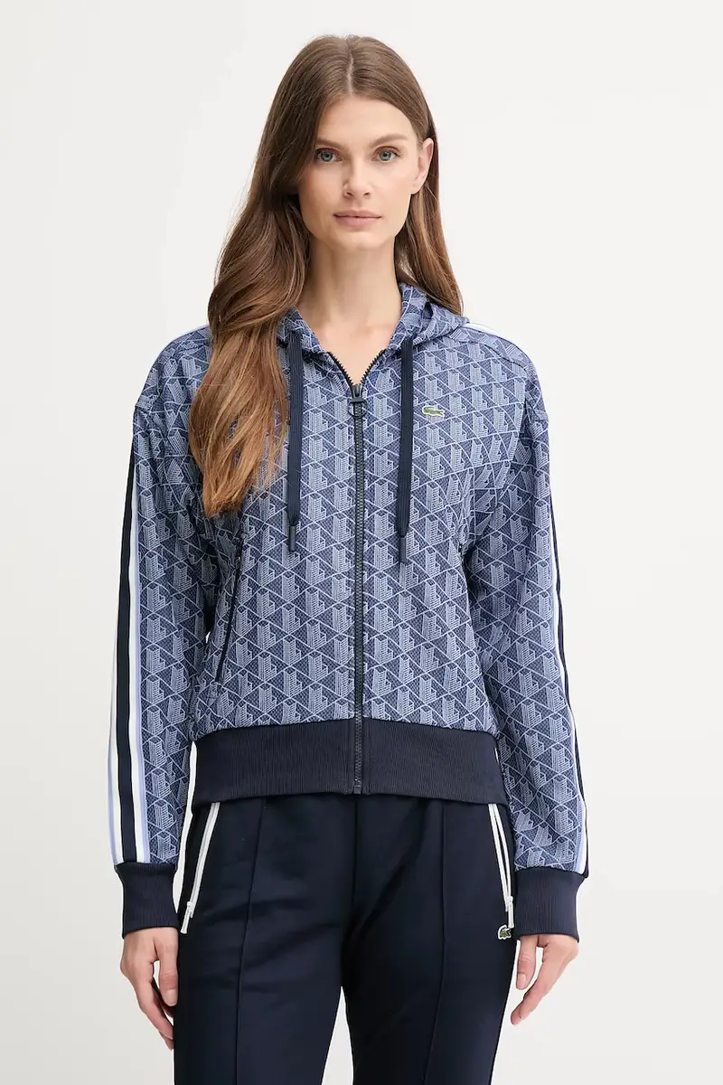 felpa donna colore blu con cappuccio SF7606 Blu navy